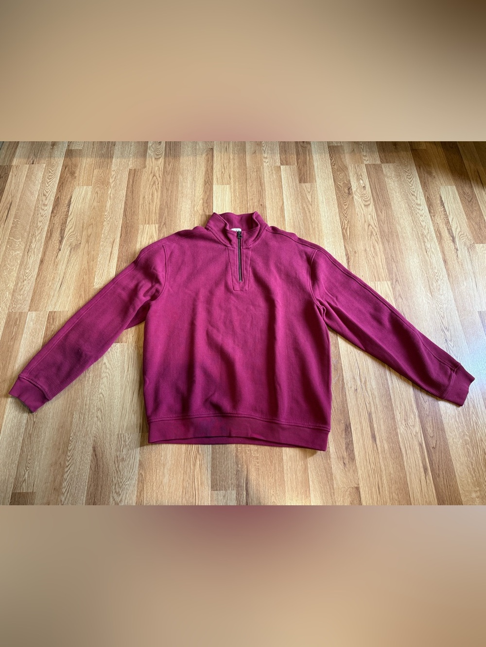 Men’s JCrew Waffle Quarterzip